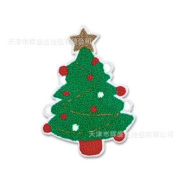 圣诞节仿羊绒地毯浴室卫生间玄关耐磨门垫地垫氛围感装饰脚垫子|undefined