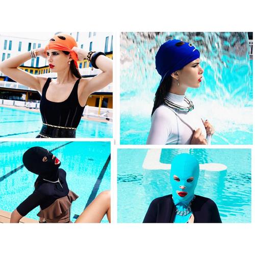Wholesale swimming hoods, waterproof masks, sun protection masks, UV protection, swimming caps, snorkeling and diving, face kinis