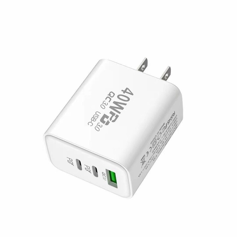 USB dual C40W super fast charger charger is suitable for Apple smart phone universal multi-port PD charging head