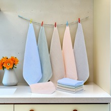 免费打样可刺绣竹纤维方巾纯棉洗脸巾柔软吸水洗脸巾毛巾全棉a类