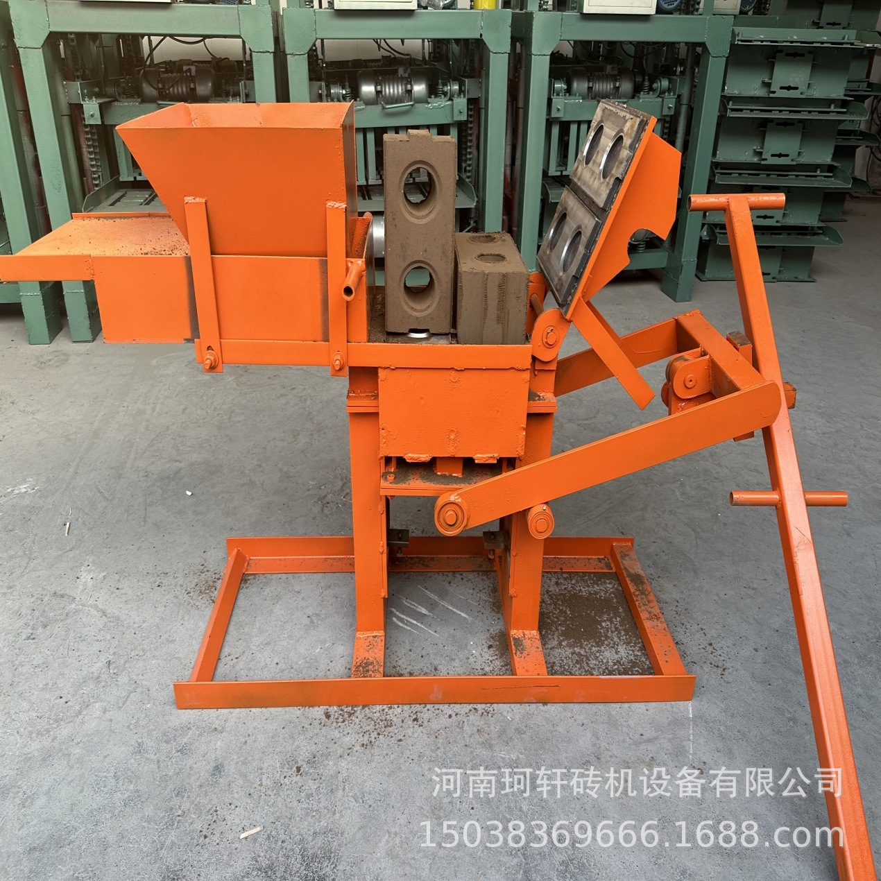 手动黏土砖机 空心凹凸乐高砖 手压乐高制土机积木砖机