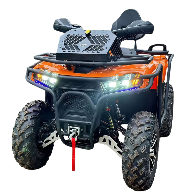 Todo terreno gasolina ATV automático cuatro tracción 500 doble cilindro refrigerado por agua eléctrica inyección de cuatro ruedas motocicleta de playa cruzada