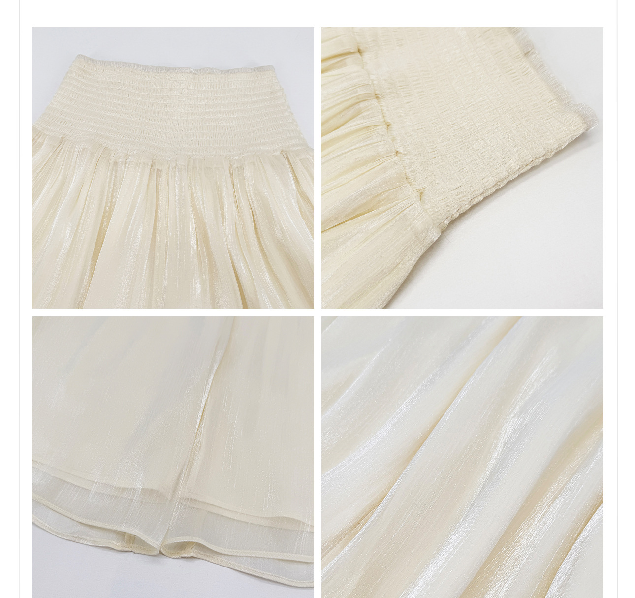 Bộ đầm maxi thắt eo phong cách quốc phong cao cấp — Gạo trắng Sling, bộ đồ, Quần dài màu hạnh chi tiết 12