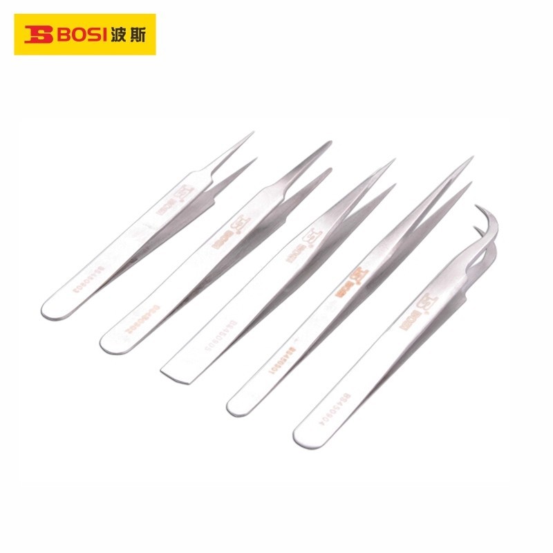 波斯不锈钢镊子高弹性镊子高精密镊子尖头镊子弯头镊子特尖镊子