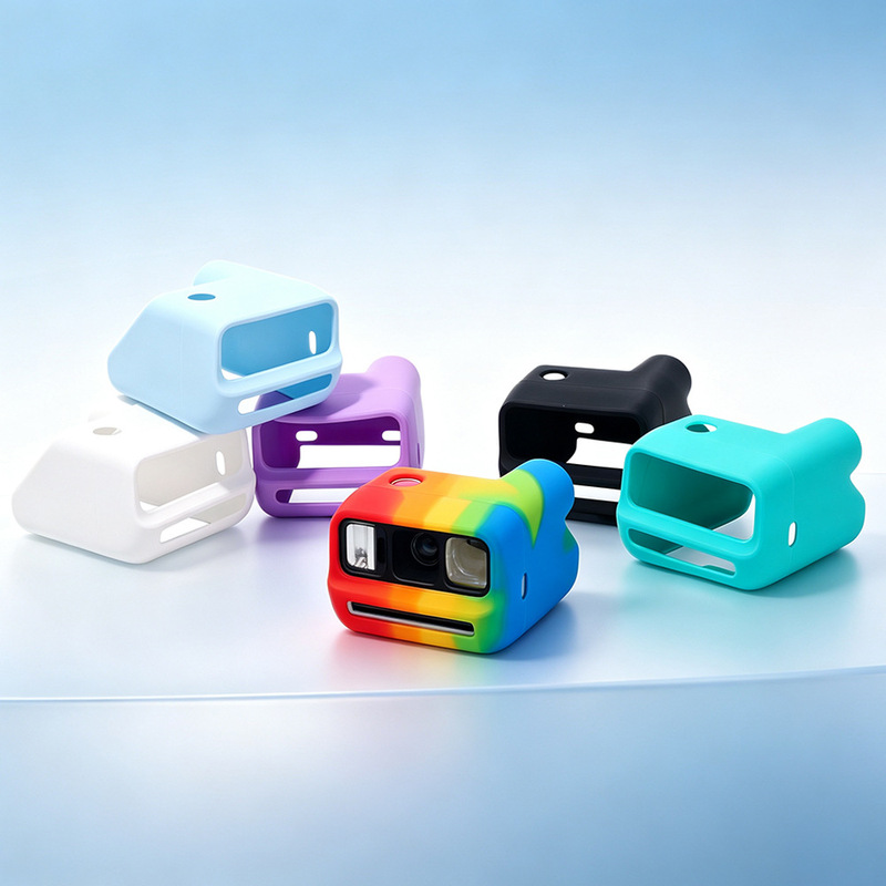 Suitable for the new Polaroid Go3 protective case, wear-resistant, anti-drop, soft-fit silicone camera case, available for wholesale Suitable for the new Polaroid Go3 protective case, wear-resistant, anti-drop, soft-fit silicone camera case, available for wholesale