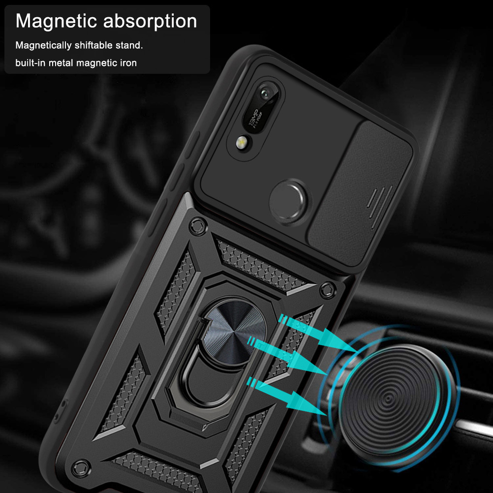 [Shun Jia Push Window] Applicable to Huawei Nova Y70/Y90 Mobile Phone Case Slide Cover Glory 50 Car Ring Anti-fall