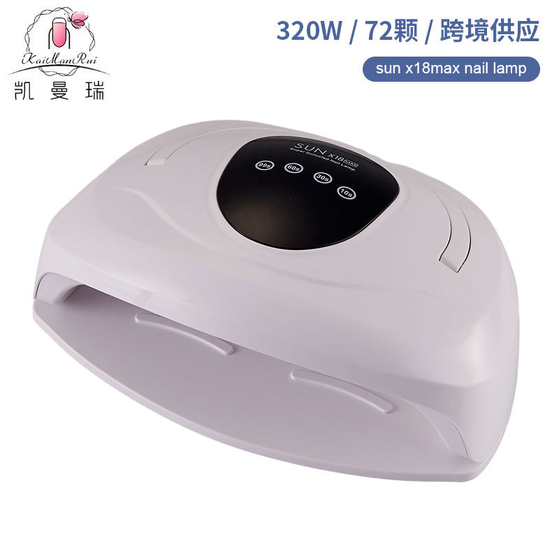 Nuevo producto Lámpara de uñas de luz roja Máquina de fototerapia Gel de esmalte de uñas Lámpara para hornear de uñas Lámpara de uñas inteligente para ambas manos Lámpara de fototerapia transfronteriza