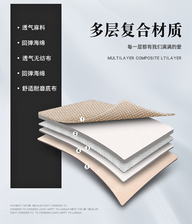Cross-Border Linen Breathable Car Seat Cover Cushion Universal Four-Season Full-Cover Seat Cover Cushion Comfortable Rear Seat