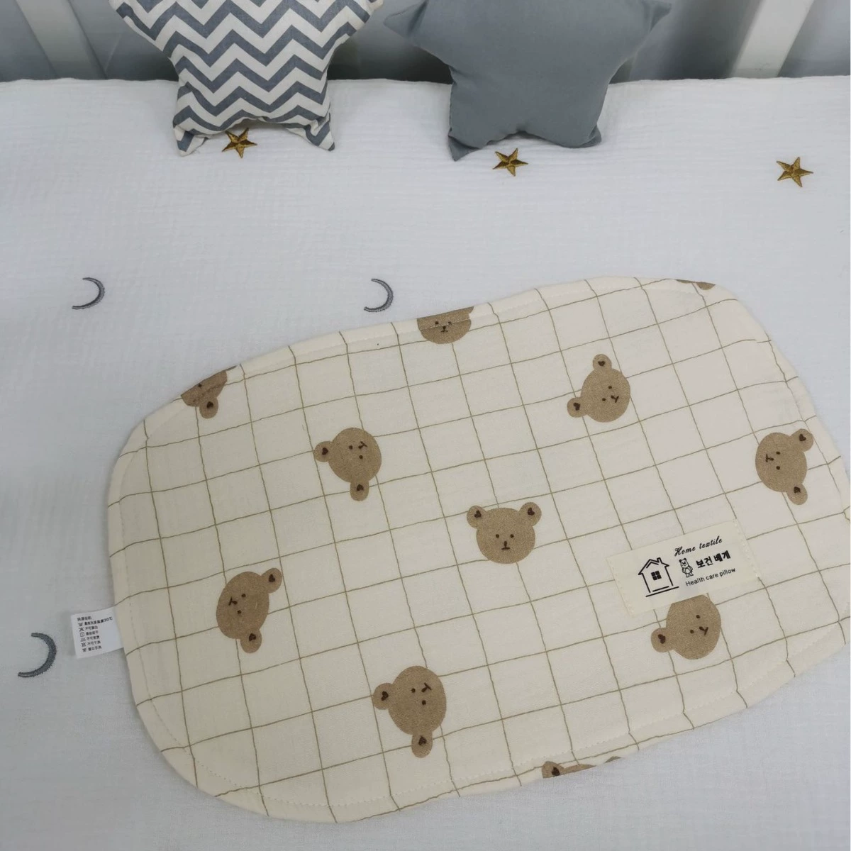 Gauze children's pillow for new born for breastfeeding, wholesale