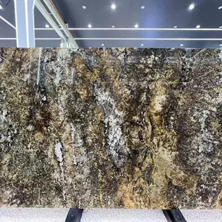 香格里拉大理石奢石大板电视柜背景墙 窗台石材台面