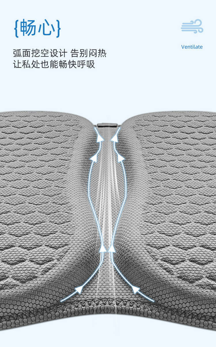 Cross-Border New Model Thickened and Widened Car Seat Cushion with Two-Piece Honeycomb Gel, Summer Cooling Cushion, Office Anti-Hemorrhoid Cushion