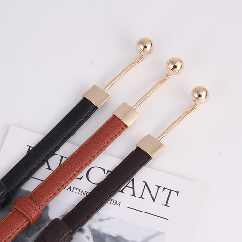 Belts for women with fine decorations, dresses and sweaters, retro Korean style slim waistbands, fashionable waist belts for women, trendy