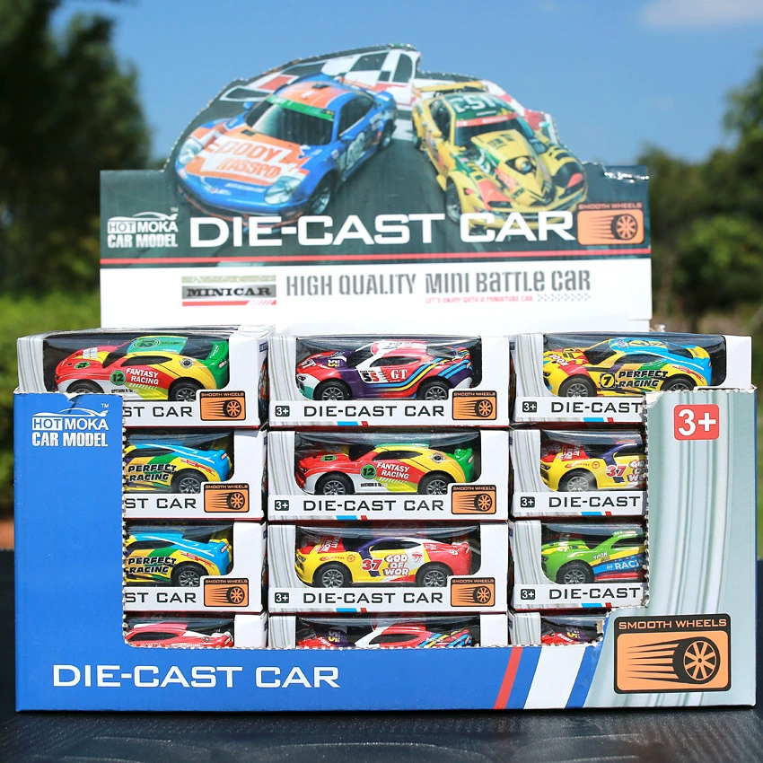 Die-cast Alloy Car Model, 1:64 Scale, 7 cm, Single Piece or Display Box