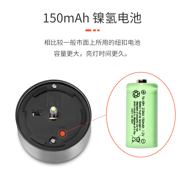 Lámpara solar LED de jardín, estaca de acero inoxidable impermeable para césped y patio exterior