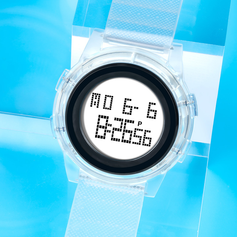 Moda estudiante de secundaria deportes reloj electrónico tendencia multi-funcional alarma luminosa al aire libre reloj electrónico fábrica al por mayor