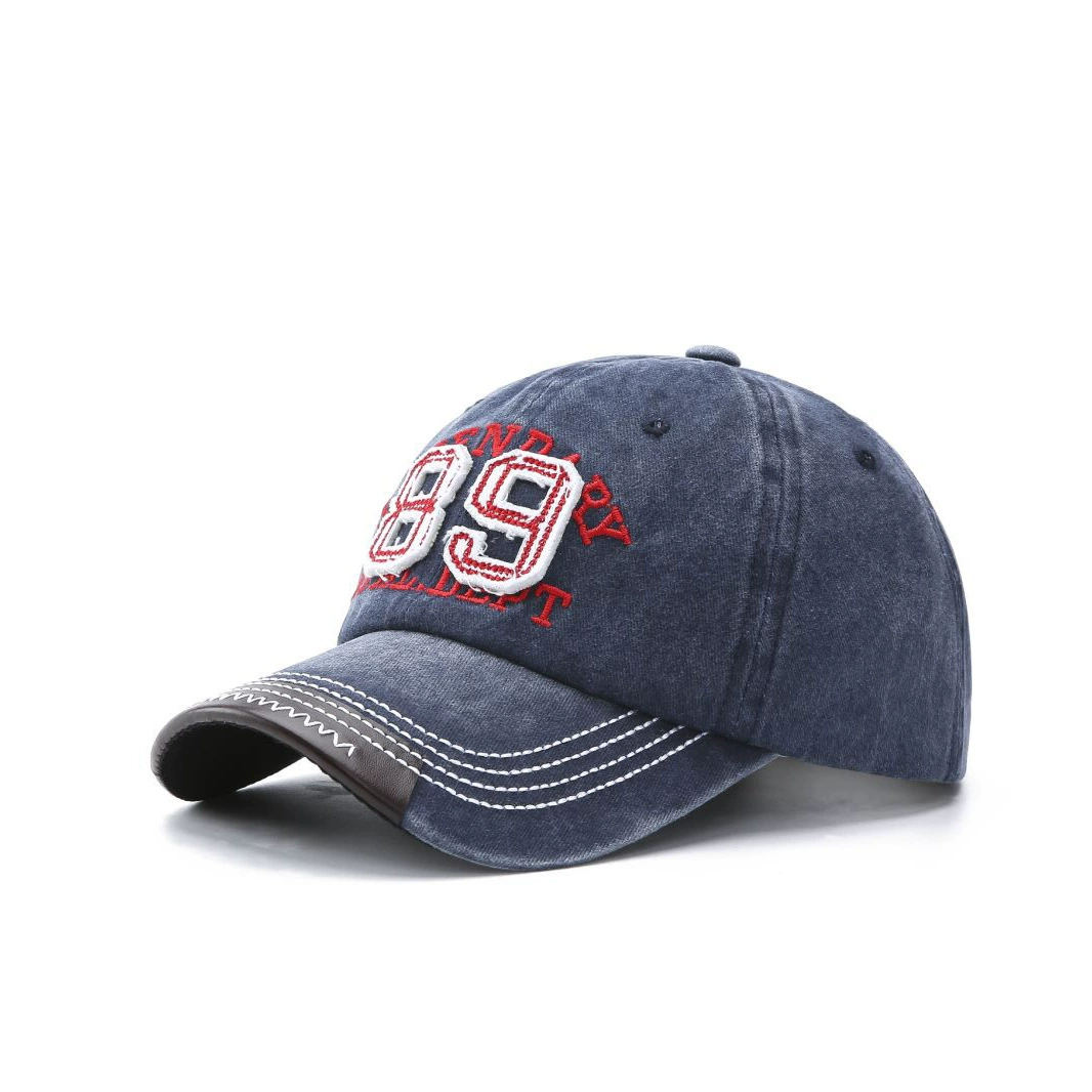 Retro Baseball Cap Patch — Unisex Adjustable Sun Hat, 55–60 cm, 6 Colors