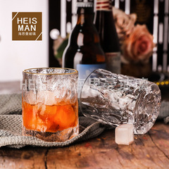 Creative INS Crystal Glass Cup Glacier Whisky Liquor Cup Internet Famous Tree Pattern Water Cup Beer Cup Wholesale