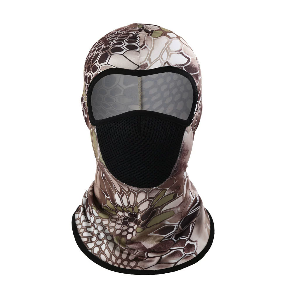 Travel scarf, windproof sports silk mask, sun protection, with neck protection