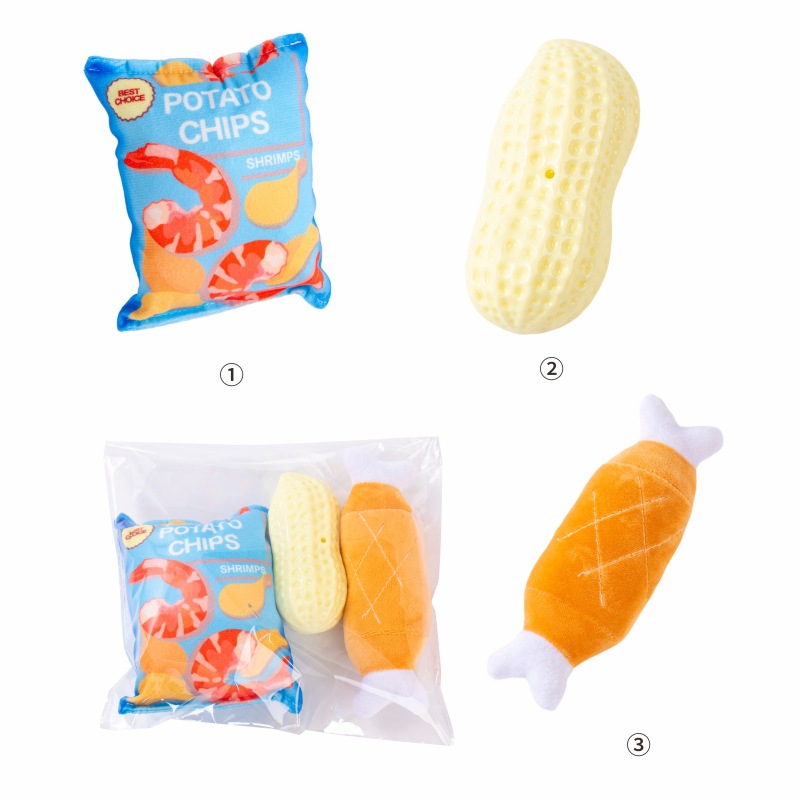 감자칩 블루 + 닭다리 + 땅콩