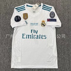 16-17-18皇馬復古ユニフォーム7号C羅主客場成人ファン上着記念版復古サッカー服