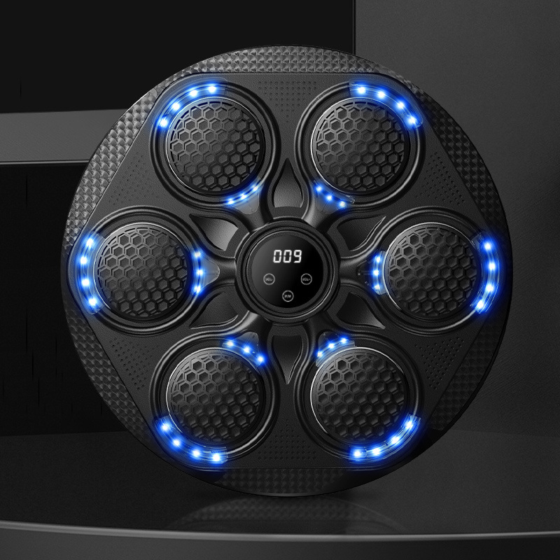 Exportación especial para boxeo blanco doméstico máquina de boxeo inteligente Bluetooth fitness iluminación entrenador de música boxeo infantil