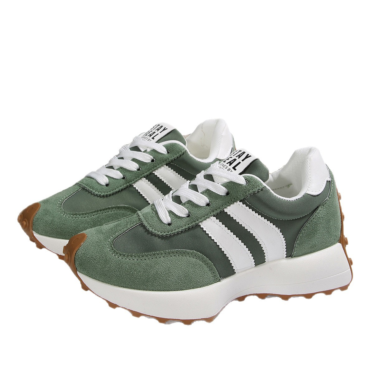 Gump zapatos deportivos para mujeres 2026 primavera y otoño casual suela gruesa pequeña cintura waffle zapatos de papá al por mayor zapatos de entrenamiento alemán de otoño y invierno