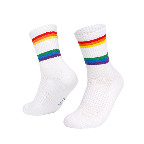 Tennis socks, table tennis socks, badminton socks, men's and women's sports socks, thickened terry socks, Amazon cross-border supply