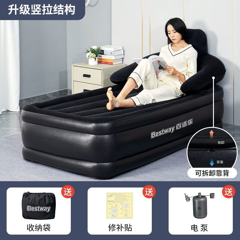 Fábrica directa grosor plegable superior al aire libre cama inflable doble para aumentar el colchón inflable individual conveniente