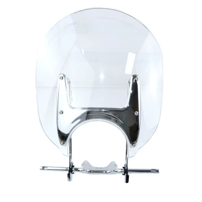 and Right Fog Lights, Motorcycle front windshield - transparent-electroplating-front-windshield-bracket