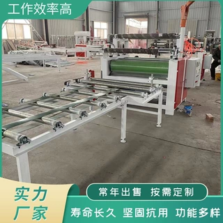 蜂窝门芯板自动上板贴面机 数控涂胶加热密度板整体式贴纸机