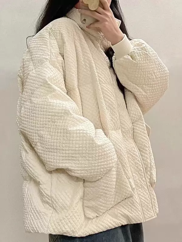 Winter down jacket, 2024 years, Korean style, oversize, increased thickness