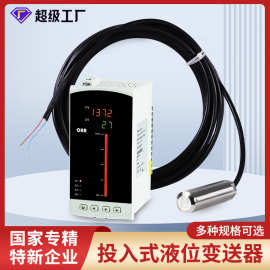 虹润投入式液位变送器水池水库水位高低升降报警控制仪传感器L2Y