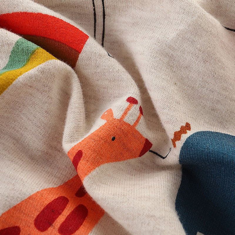 Sudadera niño algodón cuello redondo dibujos animados estampado​
