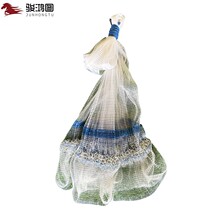 韩式撒网传统渔网厂家批发跨境铁链手抛网小网眼旋网传统捕鱼网
