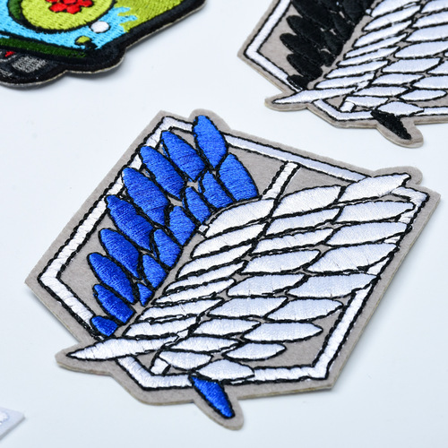 Junle cloth patch patch DIY down clothes and pants decoration repair patch small hole applique embroidery badge