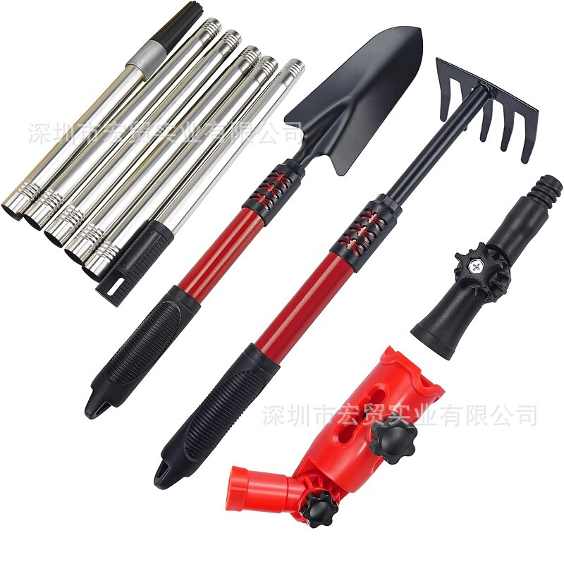Amazon Multi-Angle Gutter Cleaning Tool with Extension Pole Gutter Removal Ground Roof Leaf Tool Set