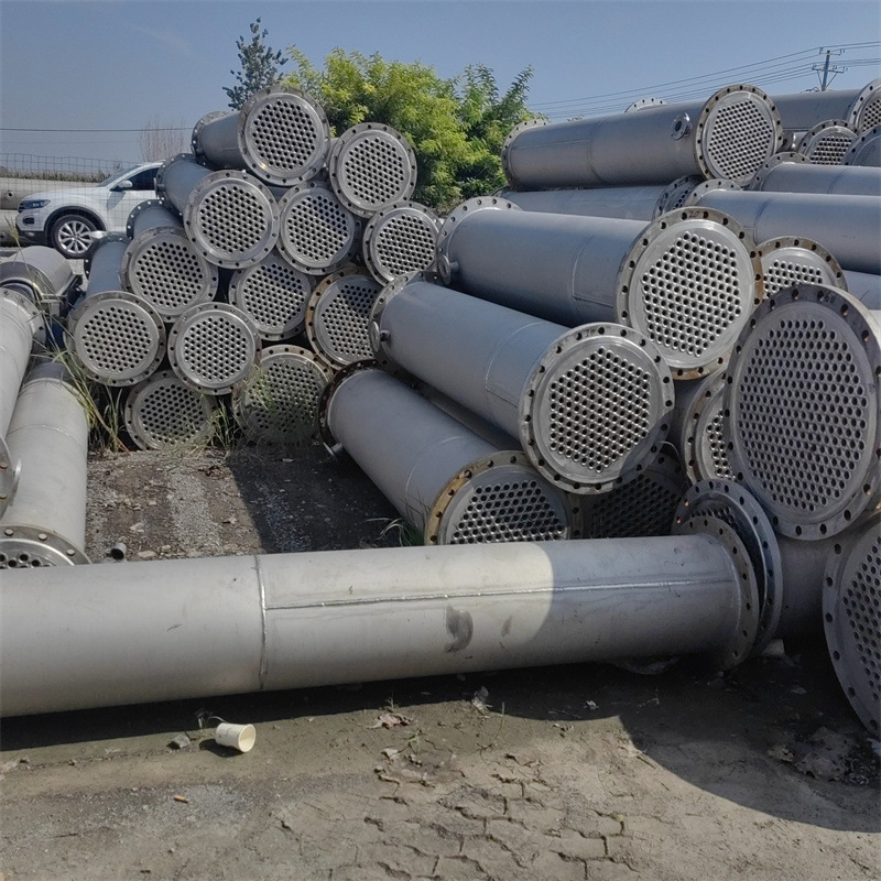 出售二手工业冷凝器 80立方换热冷凝器  列管式换热设备