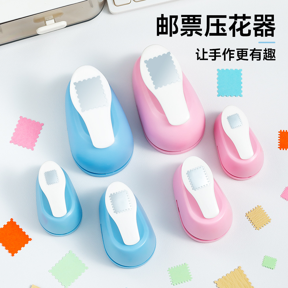 Large, medium, and small-sized labor-saving stamp embossers, DIY planner hole punches, cross-border vintage stamp making machines