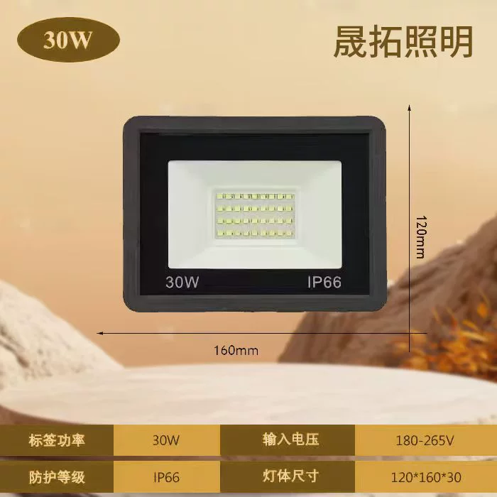 LED-прожектор для путешествий, 100W, лампа