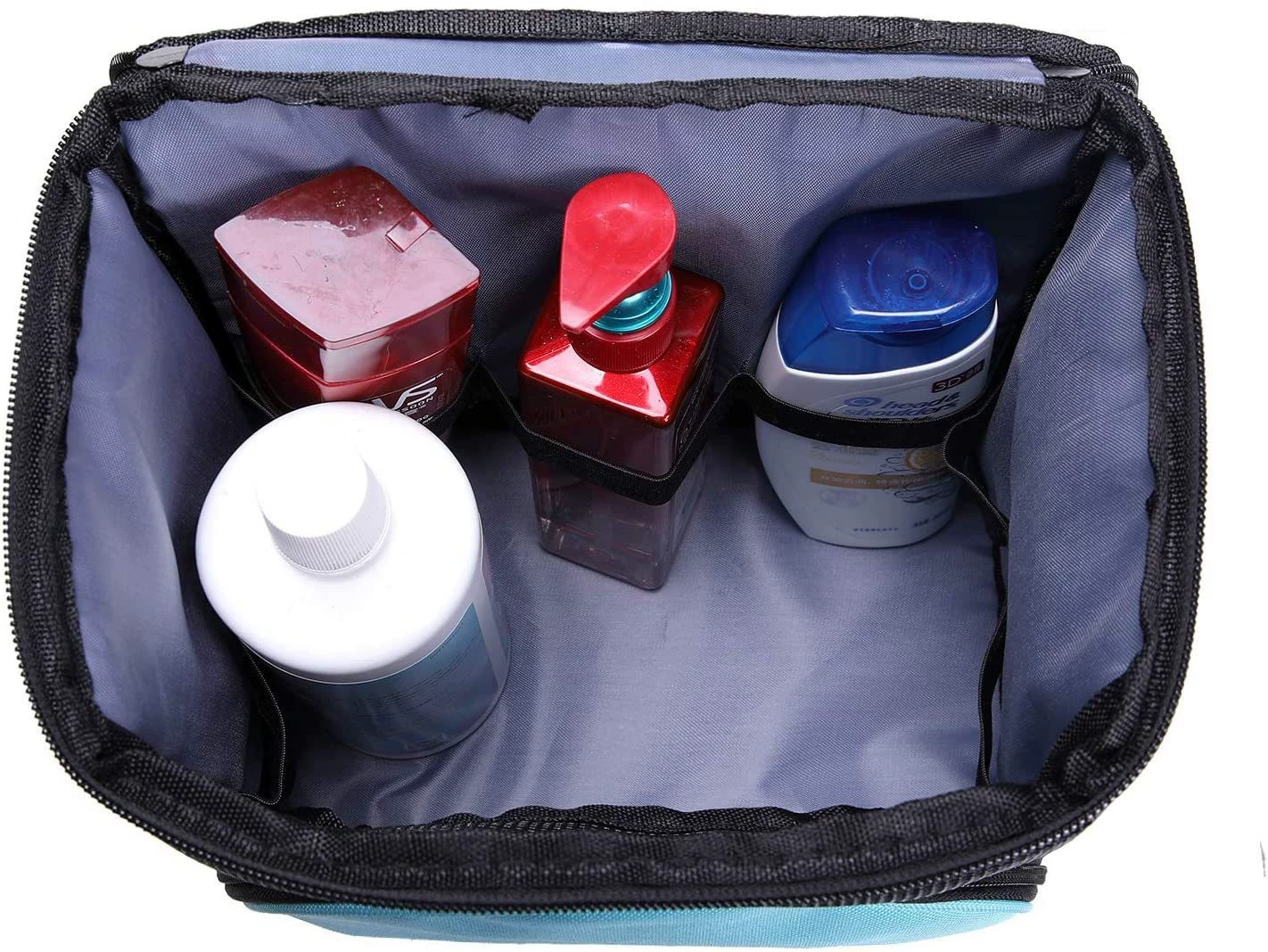 Men's handheld foldable organizer bag, razor for bath, storage bag for traveling