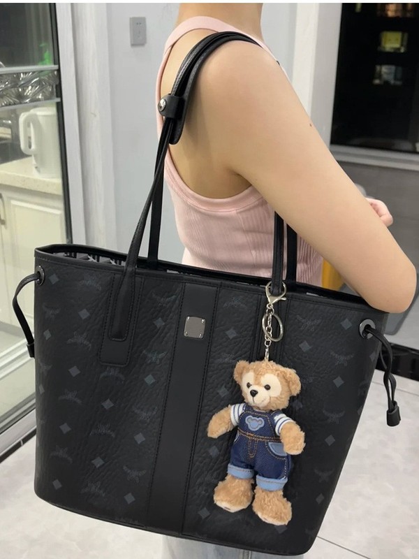 MC家高品质新款真皮女包百搭字母购物袋手提大容量托特时尚单肩包|undefined