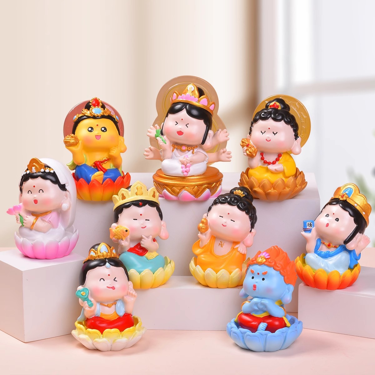 작은 부처님을 지키다(9개 세트)