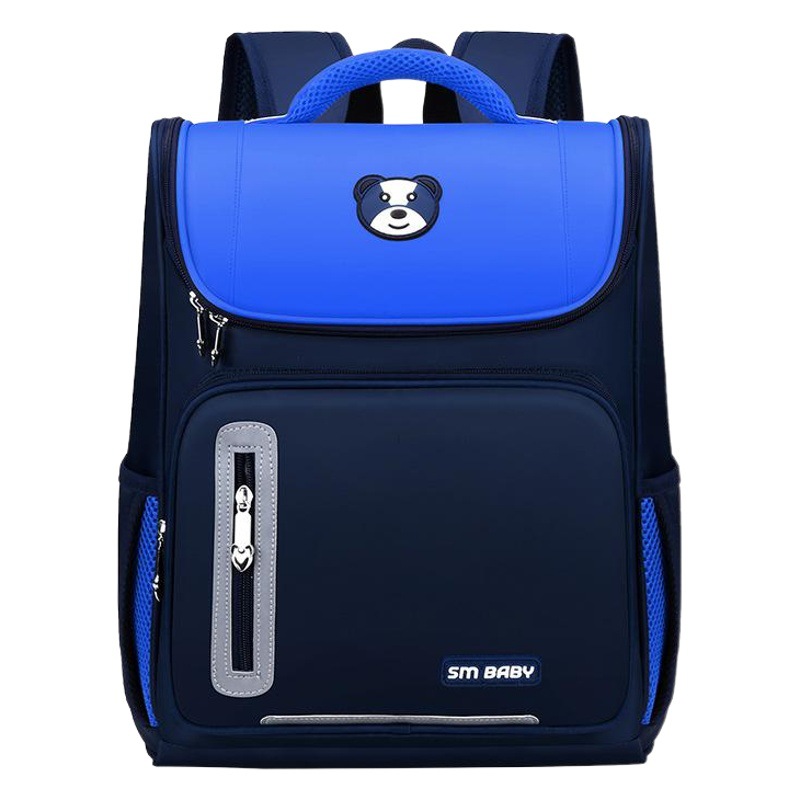 New Primary School Schoolbag Men's and Women's 6-12 Children's Bag Korean-style Space Schoolbag for Reducing Burden and Ridge Protection