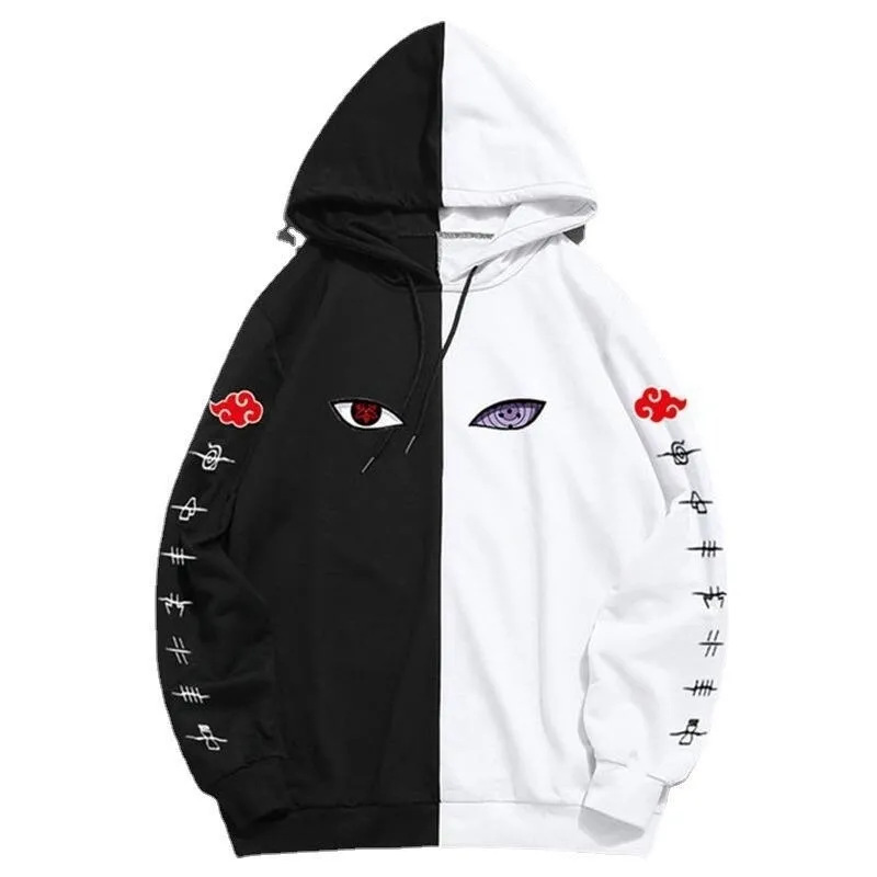 2025 New European and American Cross-Border Popular Amazon New Men's Clothing Naruto 3D Digital Printing Sweatshirt Hooded