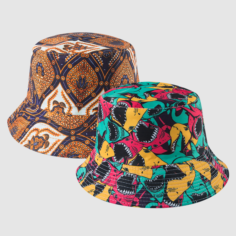 New Style Fisherman Hat Male And Female Color Matching Fashion Sun Hat Reversible Bucket Hat display picture 5