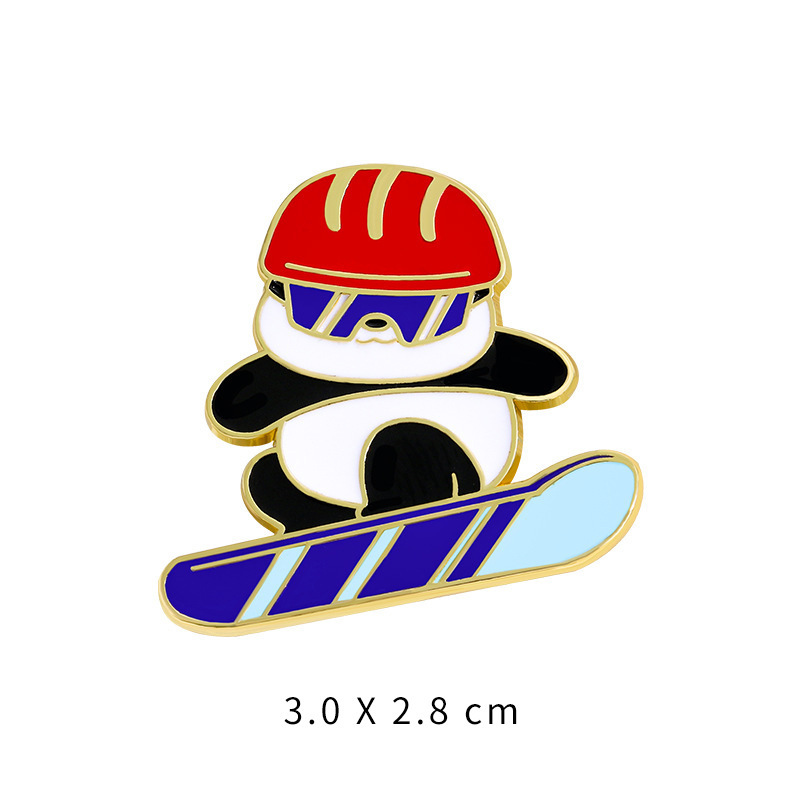 Snowboard panda