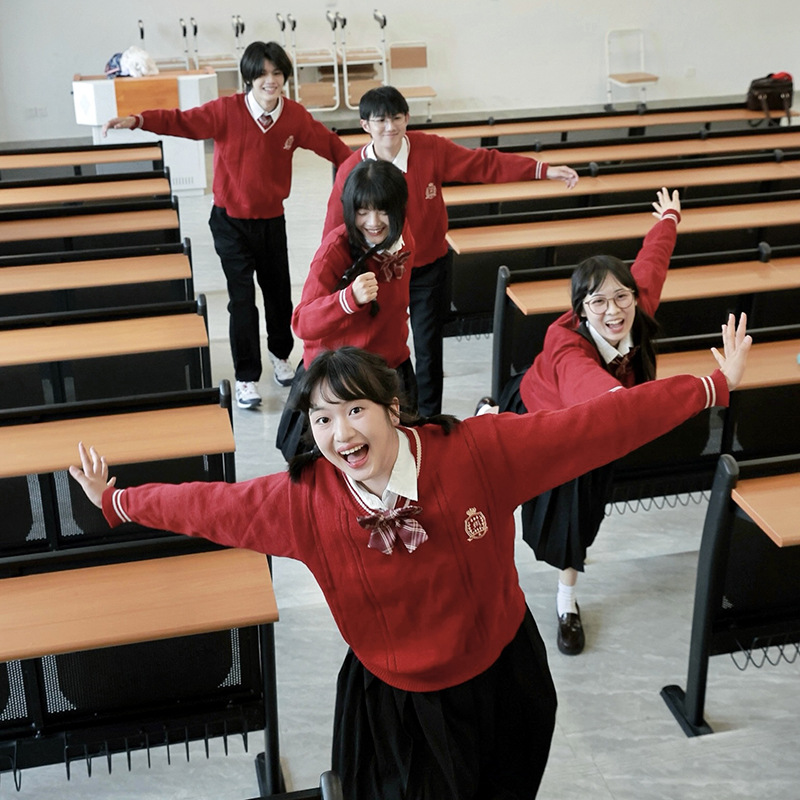 (2개) 대학 스타일 가을 중학생 및 고등학생 운동회 수업 유니폼 졸업 교복 여성 합창 낭송 공연 슈트