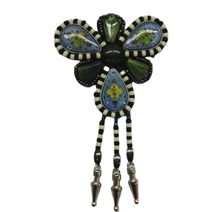 Bohemian ethnic style handmade beaded Zhang Zai bag shoes flower accessories DIY clothing accessories