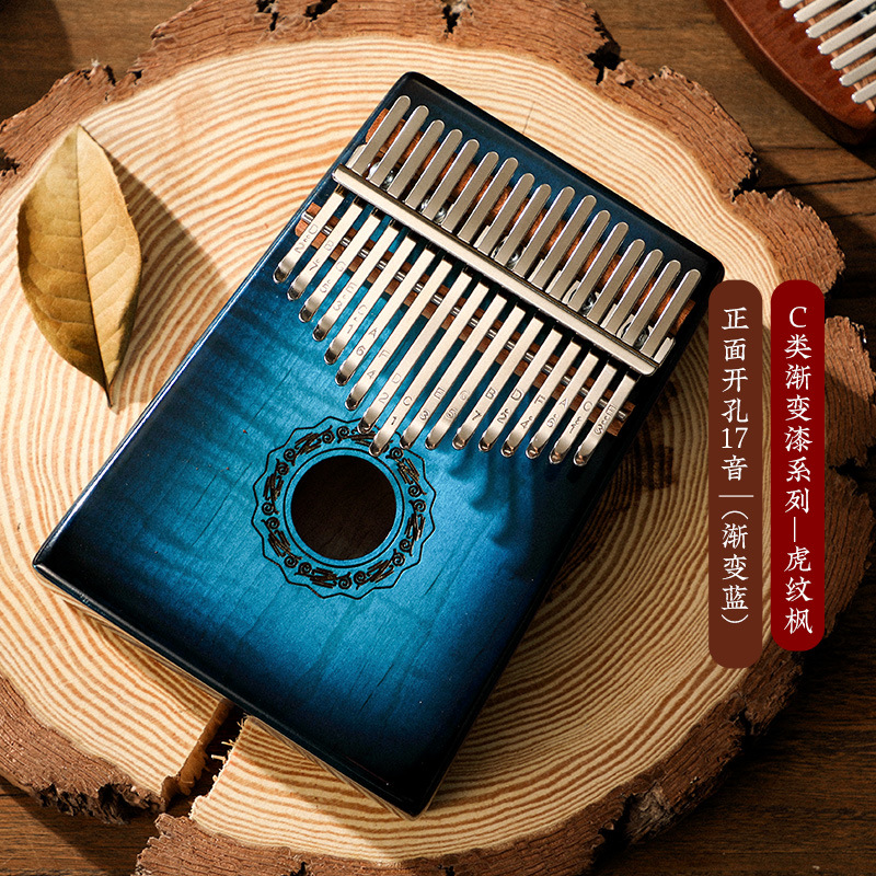 Kalimba đàn piano ngón tay cái Kalimba có lỗ đáy 17/21 âm di động