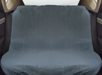 non-woven fabric seat covers, full: Seat cushion, seat cover - 1-gray-rear-seat